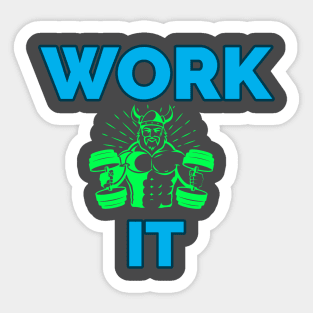 Work It Sticker